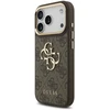 Dėklas Guess 4G Big 4G Classic Logo do iPhone 18 Pro / 17 Pro ruda auksinė