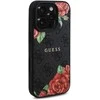Guess GUHMP16LP4ROPEMCK Apple iPhone 16 Pro 6.3″ dėklas telefonui juodos spalvos 4G Flowers Print MagSafe