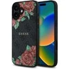 Guess GUHMP16SP4ROPEMCK Apple iPhone 16 6.1" dėklas telefonui juodos spalvos 4G Flowers Print MagSafe