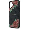 Guess GUHMP16SP4ROPEMCK Apple iPhone 16 6.1" dėklas telefonui juodos spalvos 4G Flowers Print MagSafe