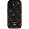 Guess New 4G Triangle Case Apple iPhone 16 6.1" - dėklas telefonui juodos spalvos