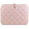 Nešiojamo kompiuterio įmautė 14" Guess Sleeve Quilted 4G (GUCS14ZPSQSSGP) rožinės spalvos