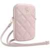 Guess krepšys su užtrauktuku Quilted 4G (GUWBZPSQSSGP) rožinės spalvos