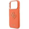 GUESS dėklas IPHONE 17 Pro GUHCP17L5PS4RGGO (PU FW Resin Logo) oranžinis
