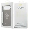 Guess PU Resin Logo dėklas skirtas Apple iPhone Air Brown