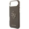 Guess PU Resin Logo dėklas skirtas Apple iPhone Air Brown