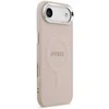 Guess PU Saffiano MagSafe dėklas skirtas Apple iPhone Air rožinės spalvos