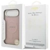 Guess PU Saffiano MagSafe dėklas skirtas Apple iPhone Air rožinės spalvos