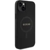 Dėklas GUESS GUHMP15MPSAHMCK IPHONE 15 PLUS / 14 PLUS 6.7 "Juodas / Juodas HARDCASE SAFFIANO MAGSAFE
