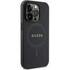 Guess PU Saffiano MagSafe dėklas skirtas Apple iPhone 15 Pro Max juodos spalvos