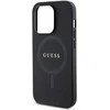 Guess PU Saffiano MagSafe dėklas skirtas Apple iPhone 15 Pro Max juodos spalvos