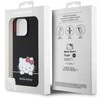 Hello Kitty Liquid Silicone Daydreaming Logo dėklas telefonui Apple iPhone 13 Pro juodos spalvos