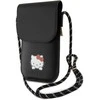 Hello Kitty odinis dėklas krepšys Daydreaming Cord (HKOWBSKCDKK) juodos spalvos