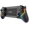 „iPega 9122“ belaidis tempimo RGB žaidimų pultas, skirtas „Android“ / „iOS“ / „PS3“ / „PS4“ / „PC“, juodas