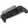 „iPega 9122“ belaidis tempimo RGB žaidimų pultas, skirtas „Android“ / „iOS“ / „PS3“ / „PS4“ / „PC“, juodas