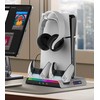 iPega P5S006 daugiafunkcis įkrovimo RGB stovas su aušinimu, skirtas PS5 Slim Baltas