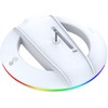 Dėklas iPega P5S025S vertikalus stovas su RGB, skirtas PS5 Slim Baltas