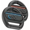 „iPega SW2054“ lenktyninis vairas, skirtas „JoyCon“ valdikliams, „Nintendo Switch 2“, juodas