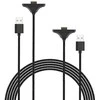 „iPega SW2119A“ įkrovimo laidas (3 m, 2 vnt.), skirtas „JoyCon“ valdikliui „Nintendo Switch 2“, raudonas/mėlynas