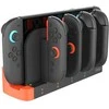 iPega SW2185 Charger Dock for JoyCon Controllers Nintendo Switch 2 juodos spalvos