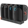 iPega SW2185 Charger Dock for JoyCon Controllers Nintendo Switch 2 juodos spalvos