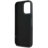 Karl Lagerfeld 3D Rubber Glitter Logo Apple iPhone 15 Pro Max dėklas telefonui juodos spalvos