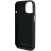 Karl Lagerfeld Grained PU K&CH Heads dėklas skirtas Apple iPhone 15 juodos spalvos
