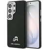 Karl Lagerfeld Grained PU Leather K&CH Heads Magnetic dėklas Samsung Galaxy S26 Ultra juodos spalvos