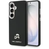 Karl Lagerfeld Grained PU Leather K&CH Heads Magnetic dėklas skirtas Samsung Galaxy S26 juodos spalvos