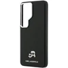 Karl Lagerfeld Grained PU Leather K&CH Heads Magnetic dėklas Samsung Galaxy S26 Ultra juodos spalvos