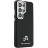Karl Lagerfeld Grained PU Leather K&CH Heads Magnetic dėklas Samsung Galaxy S26 Ultra juodos spalvos