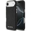 Karl Lagerfeld Grained PU Repeated Logo MagSafe dėklas skirtas Apple iPhone Air juodos spalvos