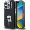 Karl Lagerfeld IML Aquarelle Karl dėklas Apple iPhone 15 Pro juodos spalvos