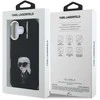 Karl Lagerfeld IML Aquarelle Karl dėklas Apple iPhone 16 juodos spalvos