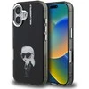 Karl Lagerfeld IML Aquarelle Karl dėklas Apple iPhone 16 juodos spalvos