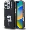 Karl Lagerfeld IML Aquarelle Karl dėklas Apple iPhone 16 Pro juodos spalvos