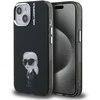 Karl Lagerfeld IML Aquarelle Karl dėklas Apple iPhone 15 juodos spalvos