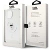 Apple iPhone 15 Karl Lagerfeld dėklas IML Choupette MagSafe (KLHMP15SHFCCNOT) skaidrus