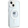 Apple iPhone 15 Karl Lagerfeld dėklas IML Choupette MagSafe (KLHMP15SHFCCNOT) skaidrus