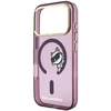 Dėklas Karl Lagerfeld Peekaboo Logo MagSafe case for iPhone 18 Pro Max / 17 Pro Max - burgundy