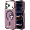 Dėklas Karl Lagerfeld Peekaboo Logo MagSafe case for iPhone 18 Pro Max / 17 Pro Max - burgundy