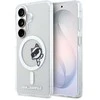 Karl Lagerfeld IML Choupette Peekaboo Logo Magnetic dėklas skirtas Apple iPhone Samsung Galaxy S26+ skaidrus