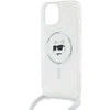 Apple iPhone 13 / 14 / 15 Karl Lagerfeld dėklas IML Choupette Head &amp; Cord MagSafe (KLHMP15SHCCHNT) skaidrus