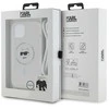 Apple iPhone 13 / 14 / 15 Karl Lagerfeld dėklas IML Choupette Head &amp; Cord MagSafe (KLHMP15SHCCHNT) skaidrus