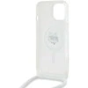 Apple iPhone 13 / 14 / 15 Karl Lagerfeld dėklas IML Choupette Head &amp; Cord MagSafe (KLHMP15SHCCHNT) skaidrus
