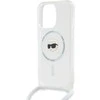 Karl Lagerfeld KLHMP15LHCKHNT Apple iPhone15 Pro 6.1″ kietas dėklas skaidrus Crossbody IML Karl Head Magsafe