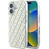 Karl Lagerfeld IML Electroplated Repeated Logo Apple iPhone 16 dėklas telefonui aukso spalvos