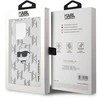 Apple iPhone 15 Pro Karl Lagerfeld dėklas IML Choupette Head &amp; Monogram (KLHCP15LHKLPCHT) skaidrus