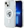 Apple iPhone 15 Karl Lagerfeld dėklas Karl&Choupette Glitter MagSafe (KLHMP15SHGKCNOT) skaidrus