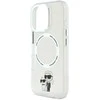 Karl Lagerfeld IML Karl and Choupette MagSafe dėklas skirtas iPhone 16 Pro skaidrus